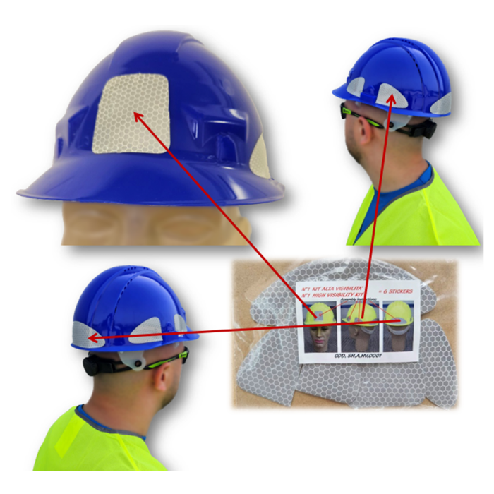 HI-VIZ NALJEPNICE ZA ZAŠTITNE KACIGE - Image 2