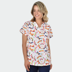 BAMBINA ženska medicinska bluza – Dragonflies - Image 2