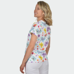 BAMBINA ženska medicinska bluza – Butterflies / flowers - Image 3