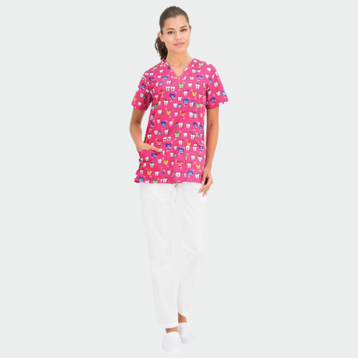 BAMBINA ženska medicinska bluza – Teeth - Image 2