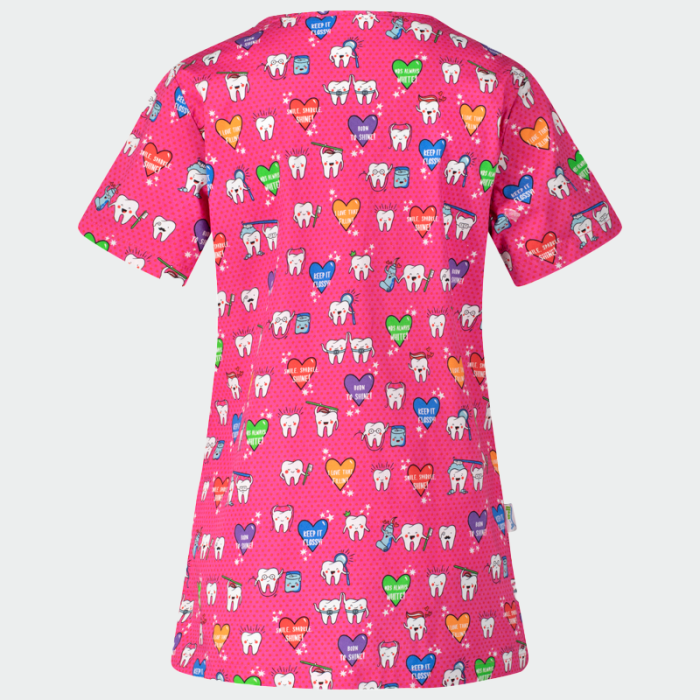 BAMBINA ženska medicinska bluza – Teeth - Image 5
