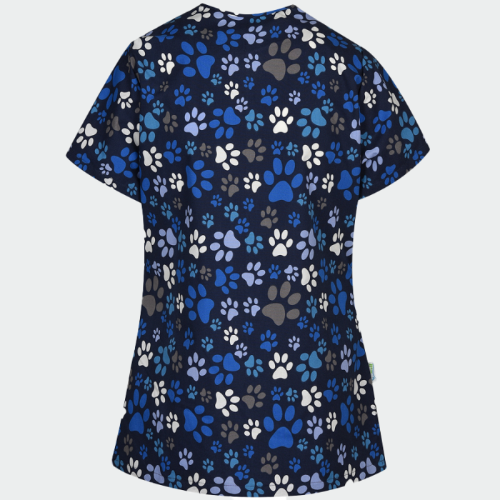 BAMBINA ženska medicinska bluza – Paws - Image 4
