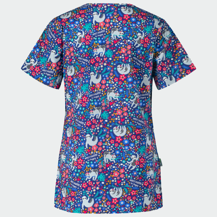 BAMBINA ženska medicinska bluza – Sloths - Image 4