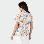 BAMBINA ženska medicinska bluza – Hearts - Image 4