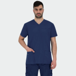 MARCO muška medicinska bluza – Tamno plava - Image 2