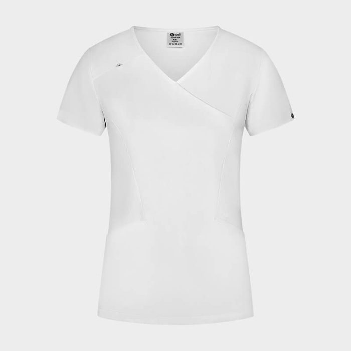 JUSTINA ženska medicinska bluza – Bijela - Image 4