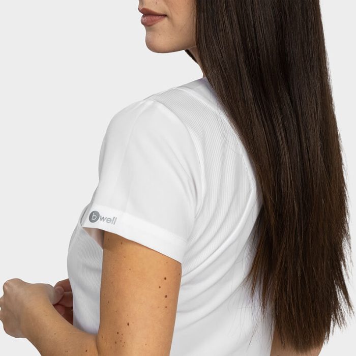 JUSTINA ženska medicinska bluza – Bijela - Image 3