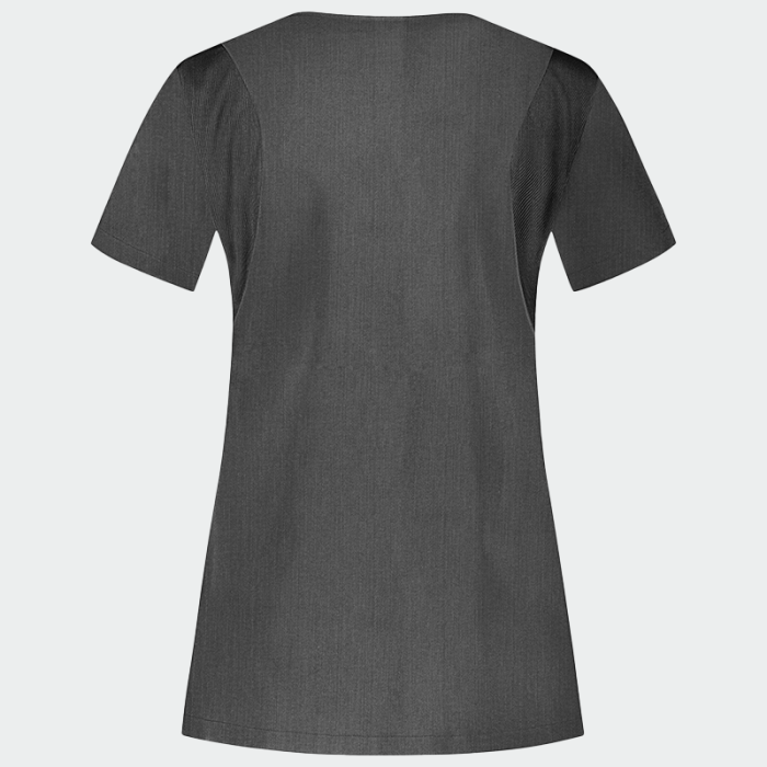 JUSTINA ženska medicinska bluza – Melange siva - Image 7