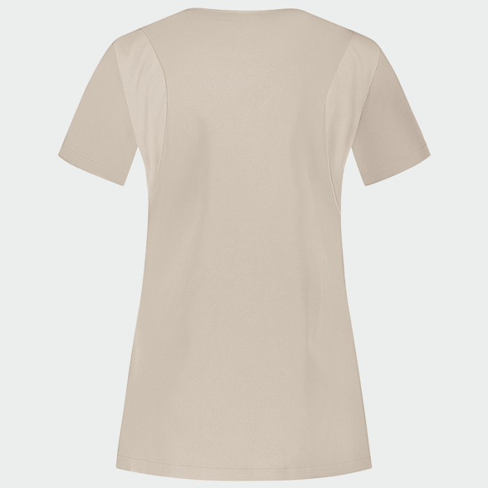 JUSTINA ženska medicinska bluza – Bež - Image 2