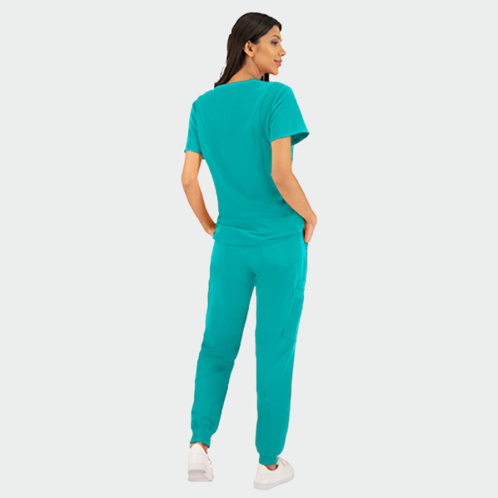 JUSTINA ženska medicinska bluza – Hir. zelena - Image 5