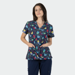 ISABELLA ženska medicinska bluza – Cup Cake - Image 2