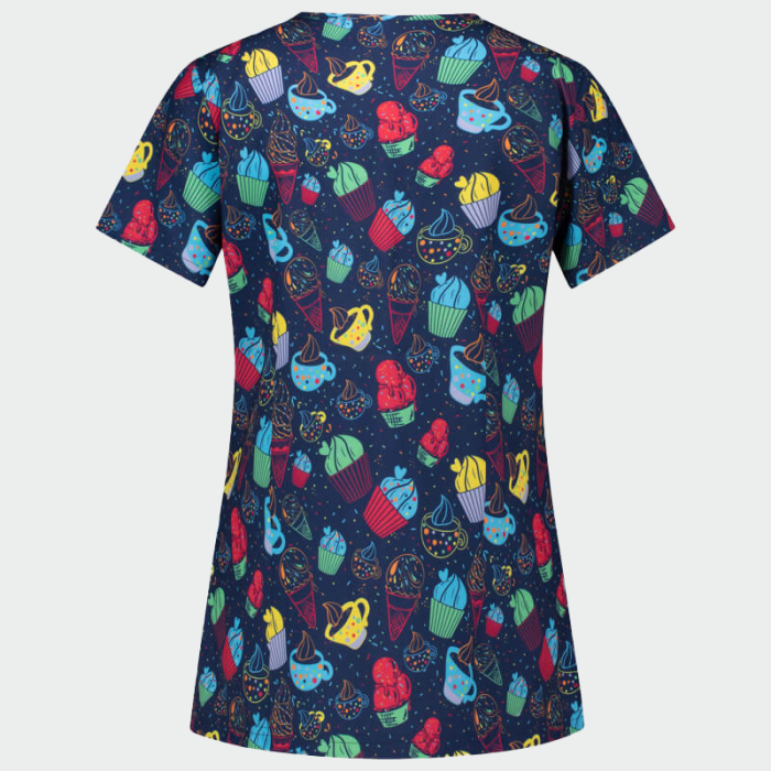 ISABELLA ženska medicinska bluza – Cup Cake - Image 6