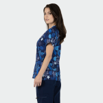 ISABELLA ženska medicinska bluza – Sea Life - Image 3