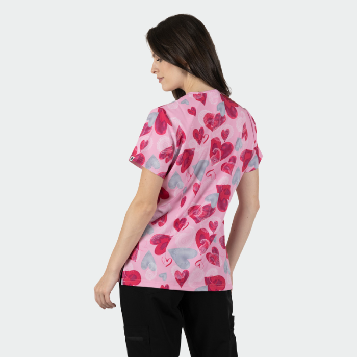 ISABELLA ženska medicinska bluza – Love is in the air - Image 3