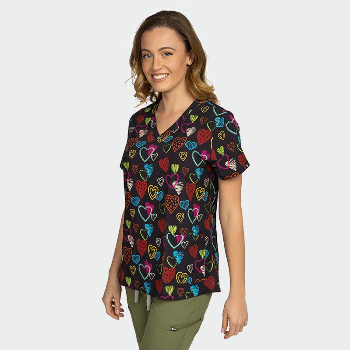ISABELLA ženska medicinska bluza – Colour Love - Image 2