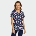 ISABELLA ženska medicinska bluza – Born to Shine - Image 3