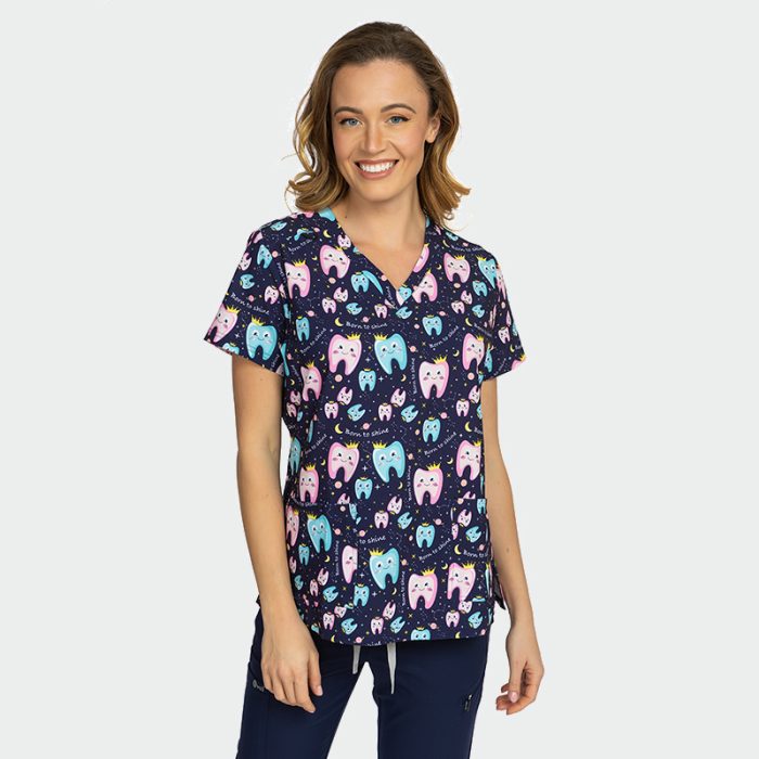ISABELLA ženska medicinska bluza – Born to Shine - Image 3
