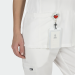 JULIA ženska medicinska bluza – Bijela - Image 5