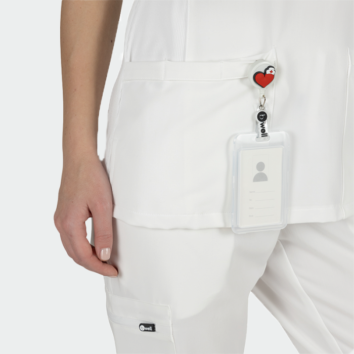 JULIA ženska medicinska bluza – Bijela - Image 5