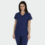 JULIA ženska medicinska bluza – Tamno plava - Image 2