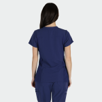 JULIA ženska medicinska bluza – Tamno plava - Image 6