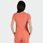 JULIA ženska medicinska bluza – Koral - Image 6