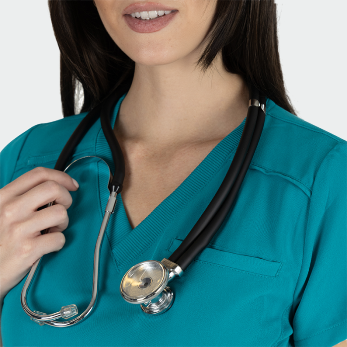 JULIA ženska medicinska bluza – Hir. zelena - Image 4