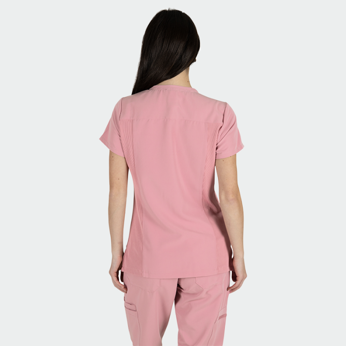 JULIA ženska medicinska bluza – Roza - Image 7