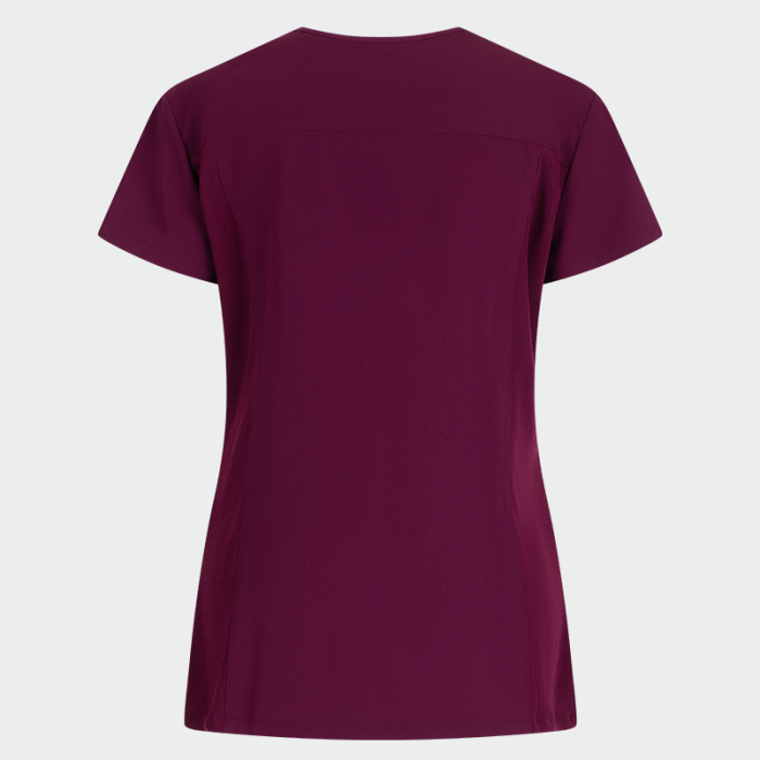 JULIA ženska medicinska bluza – Bordo - Image 7