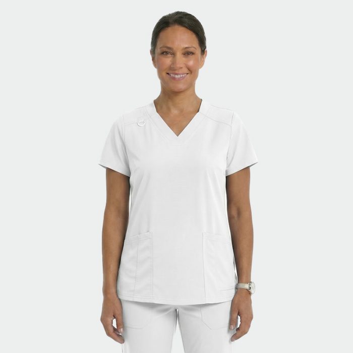 ANGELICA ženska medicinska bluza – Bijela - Image 3