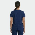 ANGELICA ženska medicinska bluza – Tamno plava - Image 4