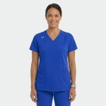 ANGELICA ženska medicinska bluza – Royal plava - Image 3
