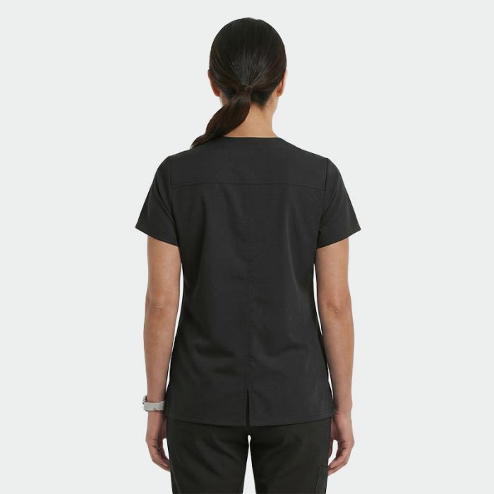 ANGELICA ženska medicinska bluza – Crna - Image 4