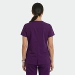 ANGELICA ženska medicinska bluza – Ljubičasta - Image 4