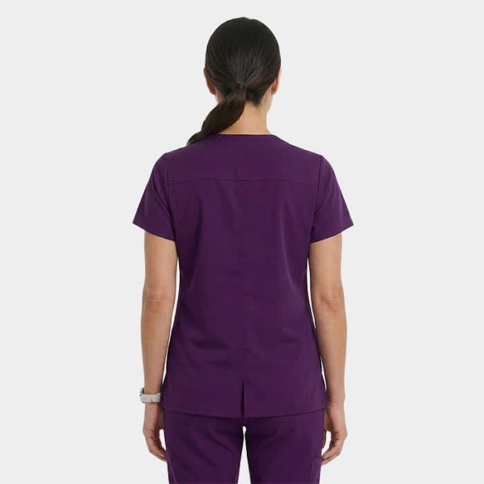 ANGELICA ženska medicinska bluza – Ljubičasta - Image 4