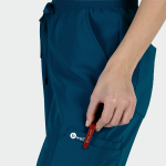 MAURI ženske medicinske hlače – Karibsko plava - Image 3