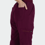 MAURI ženske medicinske hlače – Bordo - Image 5