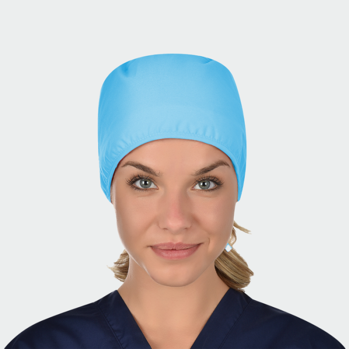 ADELINA medicinska kapa – Azurno plava - Image 2