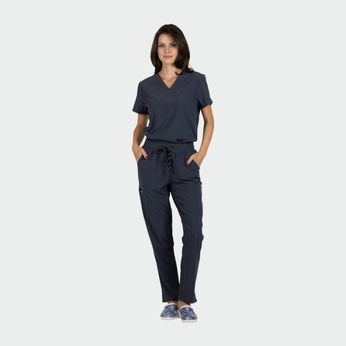 BELLA ženski medicinski set – Tamno siva - Image 2