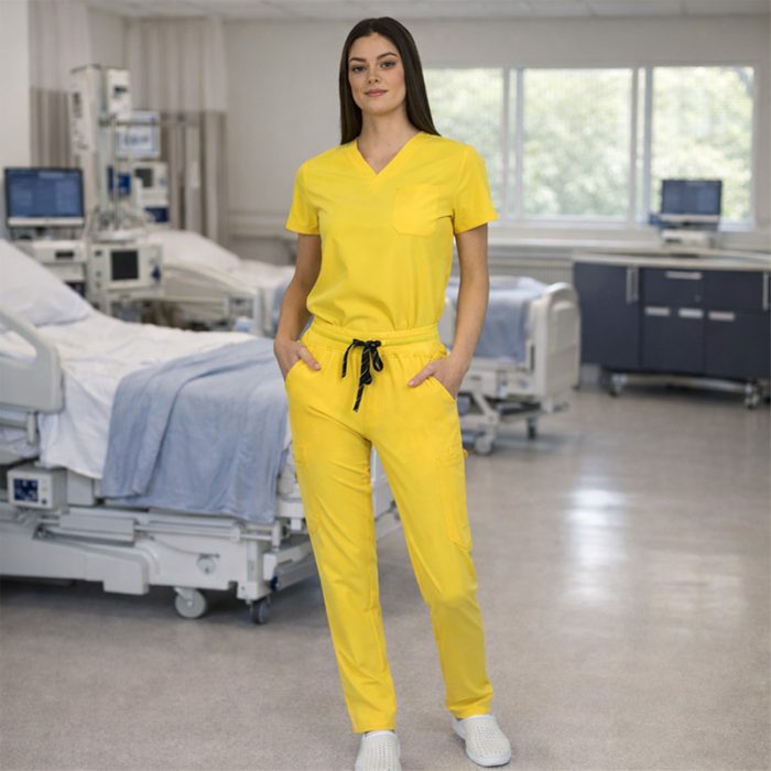 BELLA ženski medicinski set – Butter žuta - Image 2