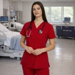 BELLA ženski medicinski set – Pariško crvena - Image 2