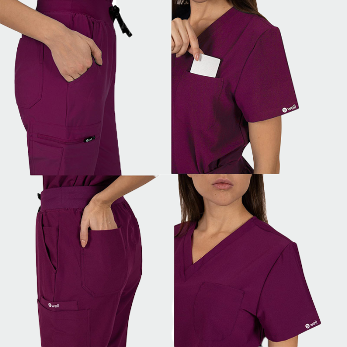 BELLA ženski medicinski set – Bordo - Image 6