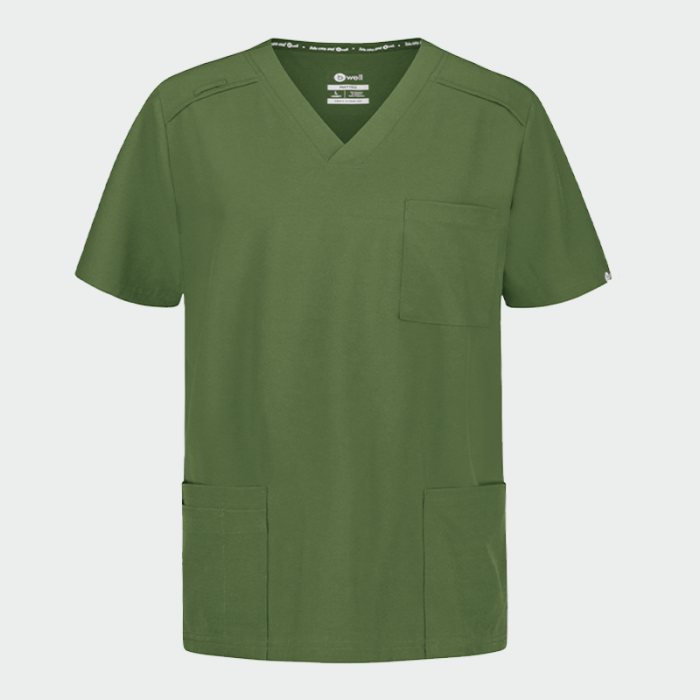 MATTEO muški medicinski set – Maslinasto zelena - Image 4